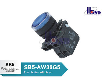 Blue Momentary Power Switch  / Led Button Switch SB5-AW36G5
